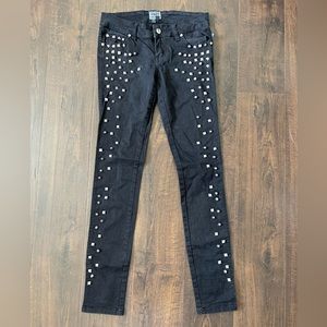TRIPP NYC Studded Black Jeans